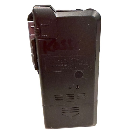Olympus Pearlcorder S721 Microcassette Recorder Dictaphone Auto Reverse Black - Picture 2 of 5